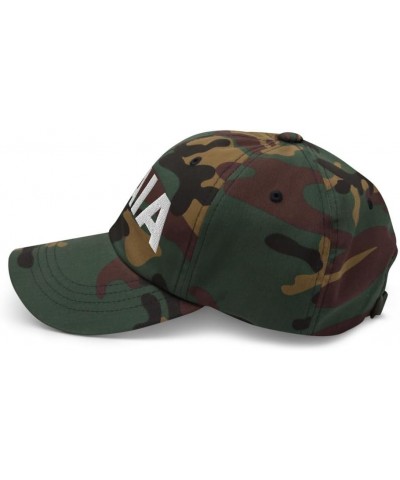 Paia Hawaii Hat Paia Cap Embroidered Dad Hat Adjustable Strap Closure Unisex Green Camo $19.60 Baseball Caps