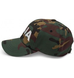 Paia Hawaii Hat Paia Cap Embroidered Dad Hat Adjustable Strap Closure Unisex Green Camo $19.60 Baseball Caps