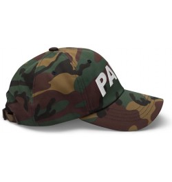 Paia Hawaii Hat Paia Cap Embroidered Dad Hat Adjustable Strap Closure Unisex Green Camo $19.60 Baseball Caps