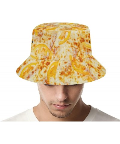 Food Golden Corn Bucket Hats Unisex Washed Cotton Lightweight Outdoor Summer Beach Sun Hats Men Women Bucket Hat for Travel P...