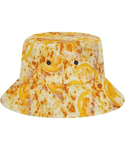 Food Golden Corn Bucket Hats Unisex Washed Cotton Lightweight Outdoor Summer Beach Sun Hats Men Women Bucket Hat for Travel P...