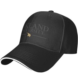 Oakland University-Logo Unisex Classic Hat Adjustable Fashion Casquette for Men Women Black $8.42 Baseball Caps