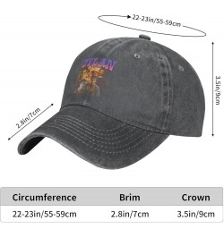 Denim Hat Baseball Cap Distressed Trucker Hat Adjustable Dad Hats for Men and Women Black Deep Heather $9.02 Baseball Caps