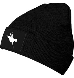 Cowboy Horse Rider Knit Cap Men Women Winter Warm Knit Beanie Black Black $12.81 Skullies & Beanies