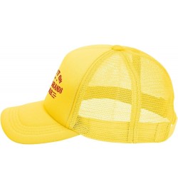 Put It On My Husbands Tab Trucker Hat Father's Day Valentine's Day Mesh Hat Baseball Cap Trucker Hat Men Women Yellow $10.73 ...