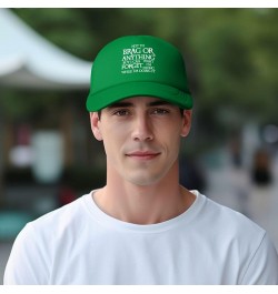 Unisex Baseball Cap Adjustable Not to Brag Or Anything Mesh Trucker Cap Low Profile Dad Hat Green $11.79 Baseball Caps