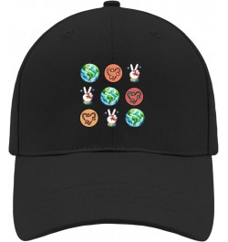 Earth Day Hat Hunting Hat AllBlack Hat for Women Gifts for Him Outdoor Cap $11.19 Sun Hats