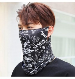 Face Mask for Sun Protection-Gaiter Balaclava Dust UV Sun Protection Outdoors Face Mask for Women Men Black $8.66 Balaclavas