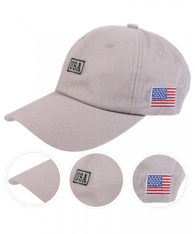 USA Embroidery Hat 4th of July Cap Embroidery Flag American Flag Baseball Caps Election Day Hat Veterans Grey $7.97 Baseball ...