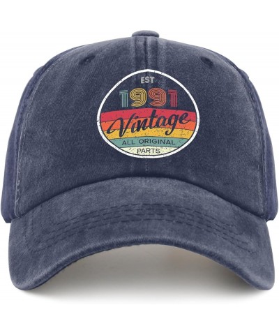 1991 Vintage All Original Parts Sun Hat Garden Hat Pigment Black Womens Bucket Hat Gifts for Dad Golf Cap Navy Blue $10.76 Su...