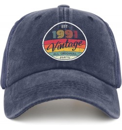 1991 Vintage All Original Parts Sun Hat Garden Hat Pigment Black Womens Bucket Hat Gifts for Dad Golf Cap Navy Blue $10.76 Su...