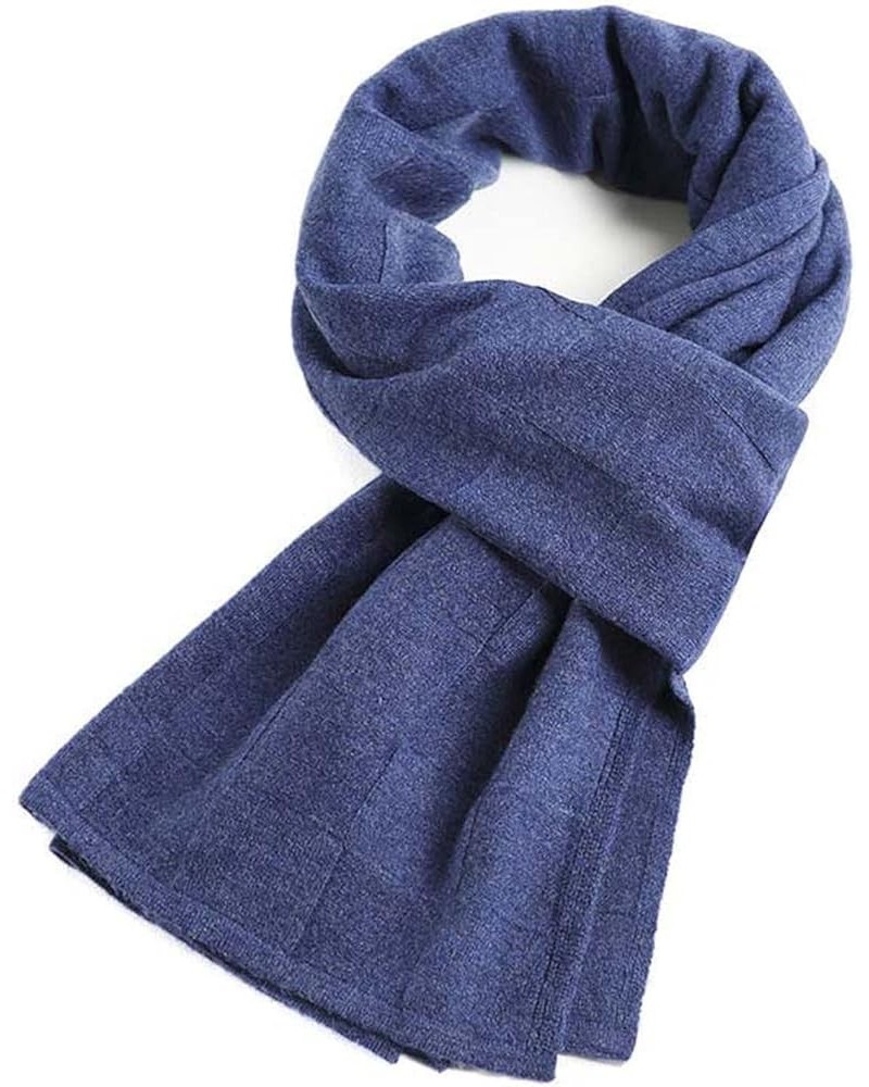 Wool Men's Scarf Business Holiday Warm Autumn and Winter Scarf (Color : 5, Size : 30cmX180cm) 30cmX180cm 1 $29.75 Scarves