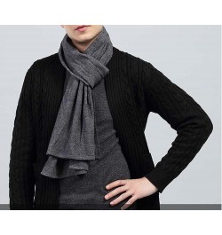 Wool Men's Scarf Business Holiday Warm Autumn and Winter Scarf (Color : 5, Size : 30cmX180cm) 30cmX180cm 1 $29.75 Scarves