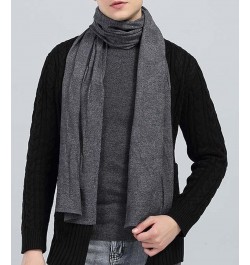 Wool Men's Scarf Business Holiday Warm Autumn and Winter Scarf (Color : 5, Size : 30cmX180cm) 30cmX180cm 1 $29.75 Scarves