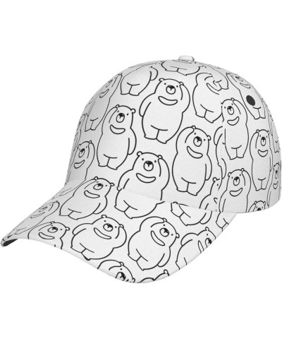 Cute Dog Baseball Cap Men Women - Classic Adjustable Plain Hat Cute Bear27 $23.42 Baseball Caps