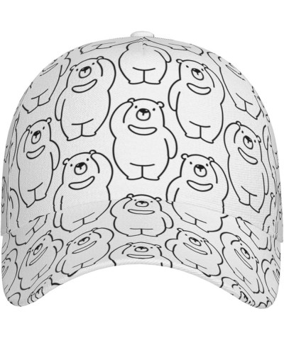 Cute Dog Baseball Cap Men Women - Classic Adjustable Plain Hat Cute Bear27 $23.42 Baseball Caps