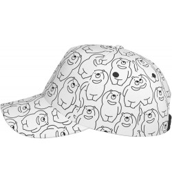 Cute Dog Baseball Cap Men Women - Classic Adjustable Plain Hat Cute Bear27 $23.42 Baseball Caps