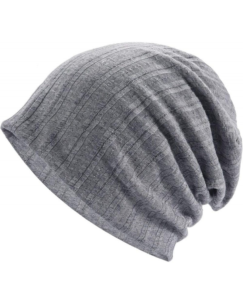 Hat Storage for Baseball Caps in Closet Slouch Solid Color Knitted Hats Soft Hat for Autumn and Winter Teapot Grey $7.58 Skul...