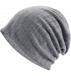 Hat Storage for Baseball Caps in Closet Slouch Solid Color Knitted Hats Soft Hat for Autumn and Winter Teapot Grey $7.58 Skul...