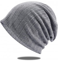 Hat Storage for Baseball Caps in Closet Slouch Solid Color Knitted Hats Soft Hat for Autumn and Winter Teapot Grey $7.58 Skul...