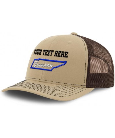 Custom Richardson Trucker Hat Tennessee Style B Polyester Baseball Cap Khaki Coffee Personalized Text Here $20.29 Baseball Caps