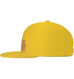 Blackwith Your RackHat Baseball Cap Workout Hats with Adjustable Strap Yellow $10.09 Baseball Caps