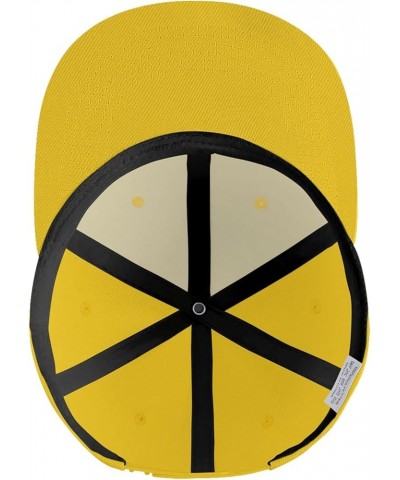 Blackwith Your RackHat Baseball Cap Workout Hats with Adjustable Strap Yellow $10.09 Baseball Caps