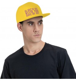 Blackwith Your RackHat Baseball Cap Workout Hats with Adjustable Strap Yellow $10.09 Baseball Caps