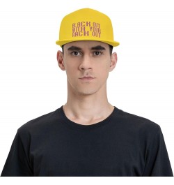 Blackwith Your RackHat Baseball Cap Workout Hats with Adjustable Strap Yellow $10.09 Baseball Caps