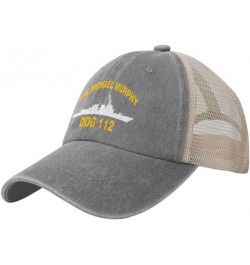 USS Michael Murphy DDG 112 Flag Baseball Caps-Denim Hats Cowboy Knit hat Fisherman's hat Gray $12.85 Baseball Caps