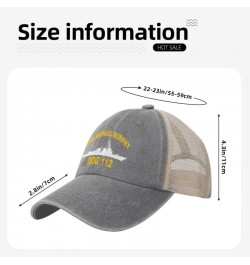 USS Michael Murphy DDG 112 Flag Baseball Caps-Denim Hats Cowboy Knit hat Fisherman's hat Gray $12.85 Baseball Caps