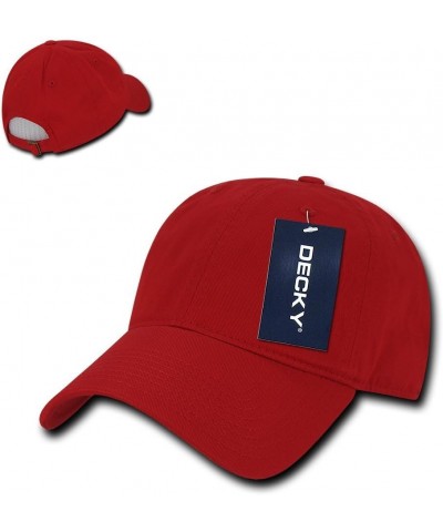 Washed Cotton Polo Caps Red $8.10 Baseball Caps