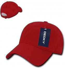 Washed Cotton Polo Caps Red $8.10 Baseball Caps