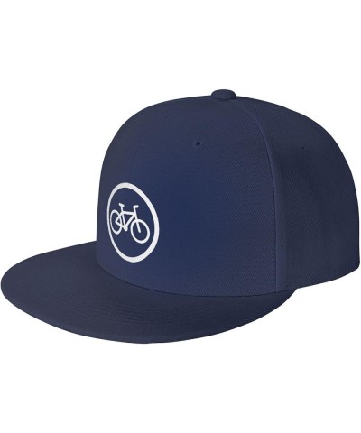 Men Women Adjustable Baseball Caps, Bicycles Logo Unisex Plain Hats Vintage Trucker Dad Cap Black Navy Blue $10.04 Baseball Caps