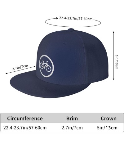 Men Women Adjustable Baseball Caps, Bicycles Logo Unisex Plain Hats Vintage Trucker Dad Cap Black Navy Blue $10.04 Baseball Caps