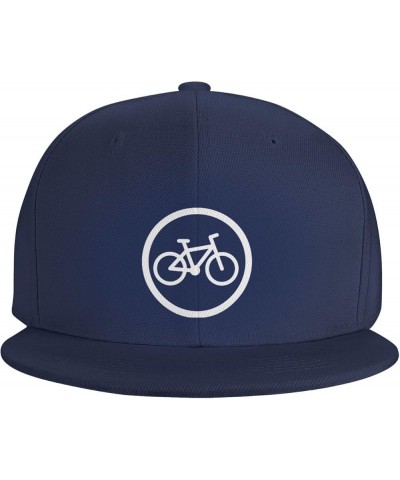 Men Women Adjustable Baseball Caps, Bicycles Logo Unisex Plain Hats Vintage Trucker Dad Cap Black Navy Blue $10.04 Baseball Caps