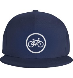 Men Women Adjustable Baseball Caps, Bicycles Logo Unisex Plain Hats Vintage Trucker Dad Cap Black Navy Blue $10.04 Baseball Caps