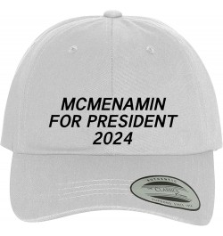 Mcmenamin for President 2024 - Comfortable Dad Hat Baseball Cap White $20.24 Baseball Caps