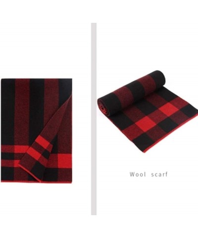 Scarf Warm Cold Weather Scarves Winter Men's Scarves Soft Fashionable Cashmere Scarves Scarves for Winter B $84.04 Scarves