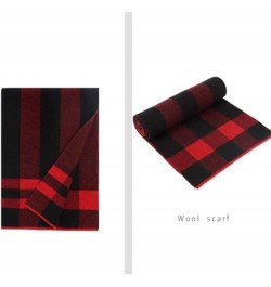 Scarf Warm Cold Weather Scarves Winter Men's Scarves Soft Fashionable Cashmere Scarves Scarves for Winter B $84.04 Scarves