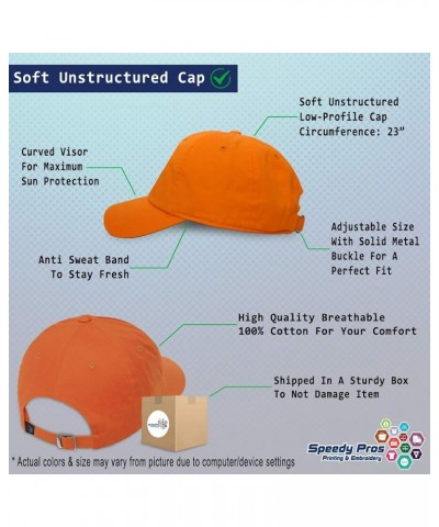 Soft Baseball Cap Belgium Soccer World Cup Cotton Dad Hats for Men & Women Orange $11.20 Baseball Caps