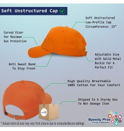 Soft Baseball Cap Belgium Soccer World Cup Cotton Dad Hats for Men & Women Orange $11.20 Baseball Caps