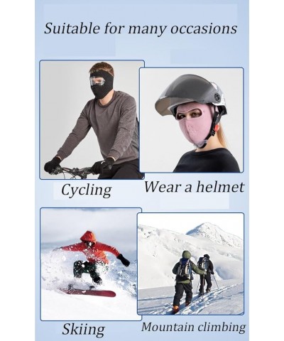 Winter Polar Fleece Thermal Mask Full Cover Balaclava Ski Face Mask Breathable Windproof Warm Women Men Motorcycle Cycling Re...