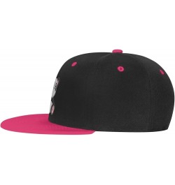 Cute Panda Baseball Cap for Men Women Snapback Hat Adjustable Flat Bill Hats Pink $13.84 Baseball Caps