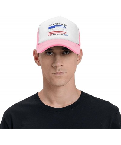 America hat Courtesy of The Red White and Blue Hats & Gifts Trucker Hats and Birthday Gaming Hat & Pink $13.10 Cowboy Hats