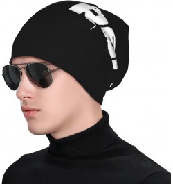 Jelly Singer Roll Knit Hat Beanie Cap Fashion Knitted Hat for Men and Women Black $10.79 Skullies & Beanies