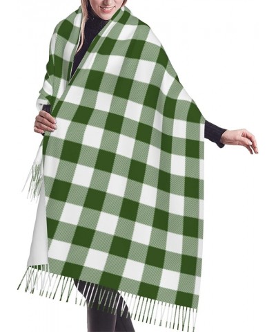 All Ireland (Green Tartan) Imitation Cashmere Tassel Scarf Winter Scarf Autumn Softest Classic Warm 9 $14.78 Scarves