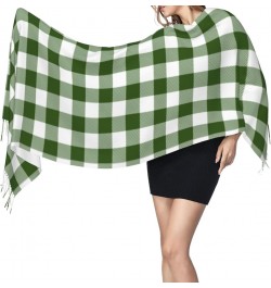 All Ireland (Green Tartan) Imitation Cashmere Tassel Scarf Winter Scarf Autumn Softest Classic Warm 9 $14.78 Scarves