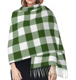 All Ireland (Green Tartan) Imitation Cashmere Tassel Scarf Winter Scarf Autumn Softest Classic Warm 9 $14.78 Scarves