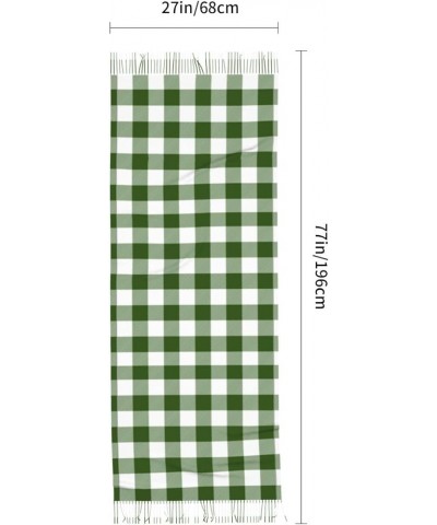 All Ireland (Green Tartan) Imitation Cashmere Tassel Scarf Winter Scarf Autumn Softest Classic Warm 9 $14.78 Scarves